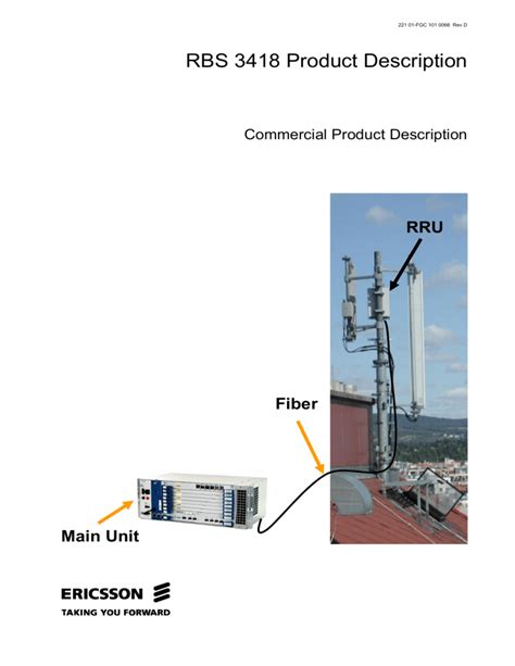 Commercial in confidence. . Ericsson rru installation manual
